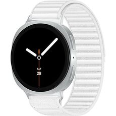 Galaxy Watch8 | 44 мм | Silver | Fabric/White | M/L, Размер: 44 мм, Цвет: Silver, Тип ремешка: Fabric, Цвет ремешка: White, Размер ремешка: M/L, Подключение часов: Bluetooth / Wi-Fi